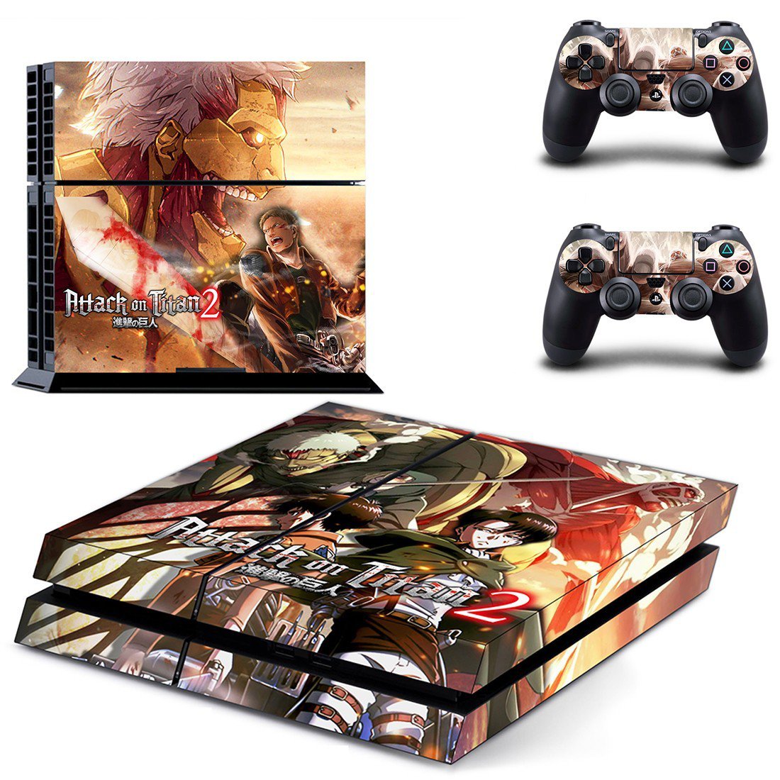 Attack On Titan 2 Decal Skin Sticker For Ps4 Console And
