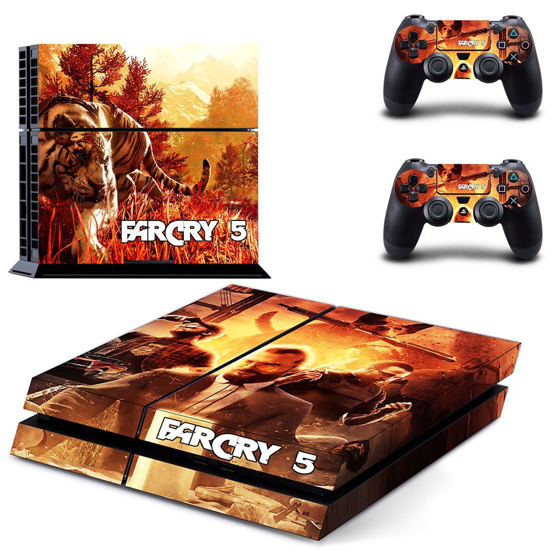 Far Cry 5 decal skin sticker for PS4 console and controllers