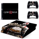 God of war 4 decal skin sticker for PS4 console and controllers