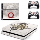 God of war 4 decal skin sticker for PS4 console and controllers