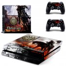 Kingdom Come Deliverance decal skin sticker for PS4 console and controllers