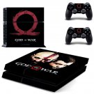 God of war 4 decal skin sticker for PS4 console and controllers