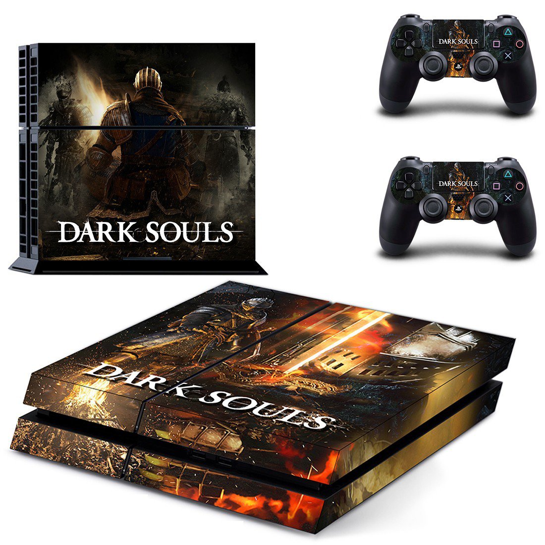 Dark Souls decal skin sticker for PS4 console and controllers
