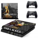 Dark Souls decal skin sticker for PS4 console and controllers