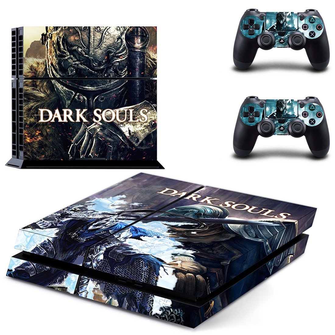 Dark Souls decal skin sticker for PS4 console and controllers