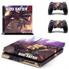 God Eater 3 decal skin sticker for PS4 console and controllers