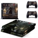 Vampyr decal skin sticker for PS4 console and controllers