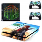 Metal Max Xeno decal skin sticker for PS4 console and controllers