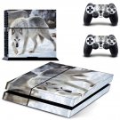 Wolves decal skin sticker for PS4 console and controllers