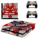 God Eater 3 decal skin sticker for PS4 console and controllers