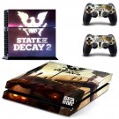State of Decay 2 decal skin sticker for PS4 console and controllers