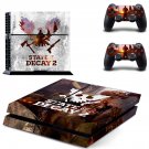 State of Decay 2 decal skin sticker for PS4 console and controllers