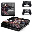 God Eater 3 decal skin sticker for PS4 console and controllers