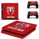 Spider Man decal skin sticker for PS4 console and controllers