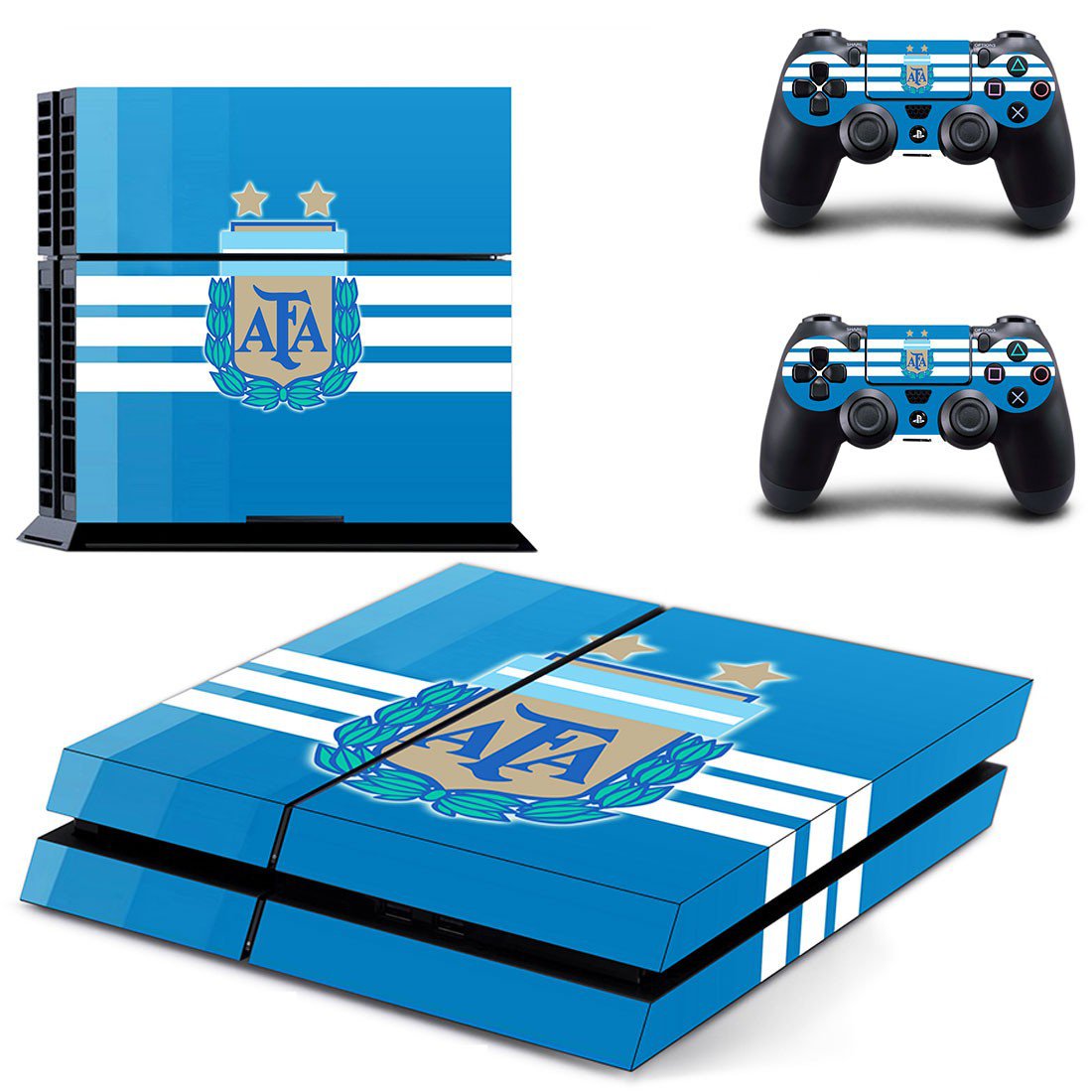Argentine Football Association decal skin sticker for PS4 console and controllers
