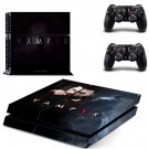 Vampyr decal skin sticker for PS4 console and controllers