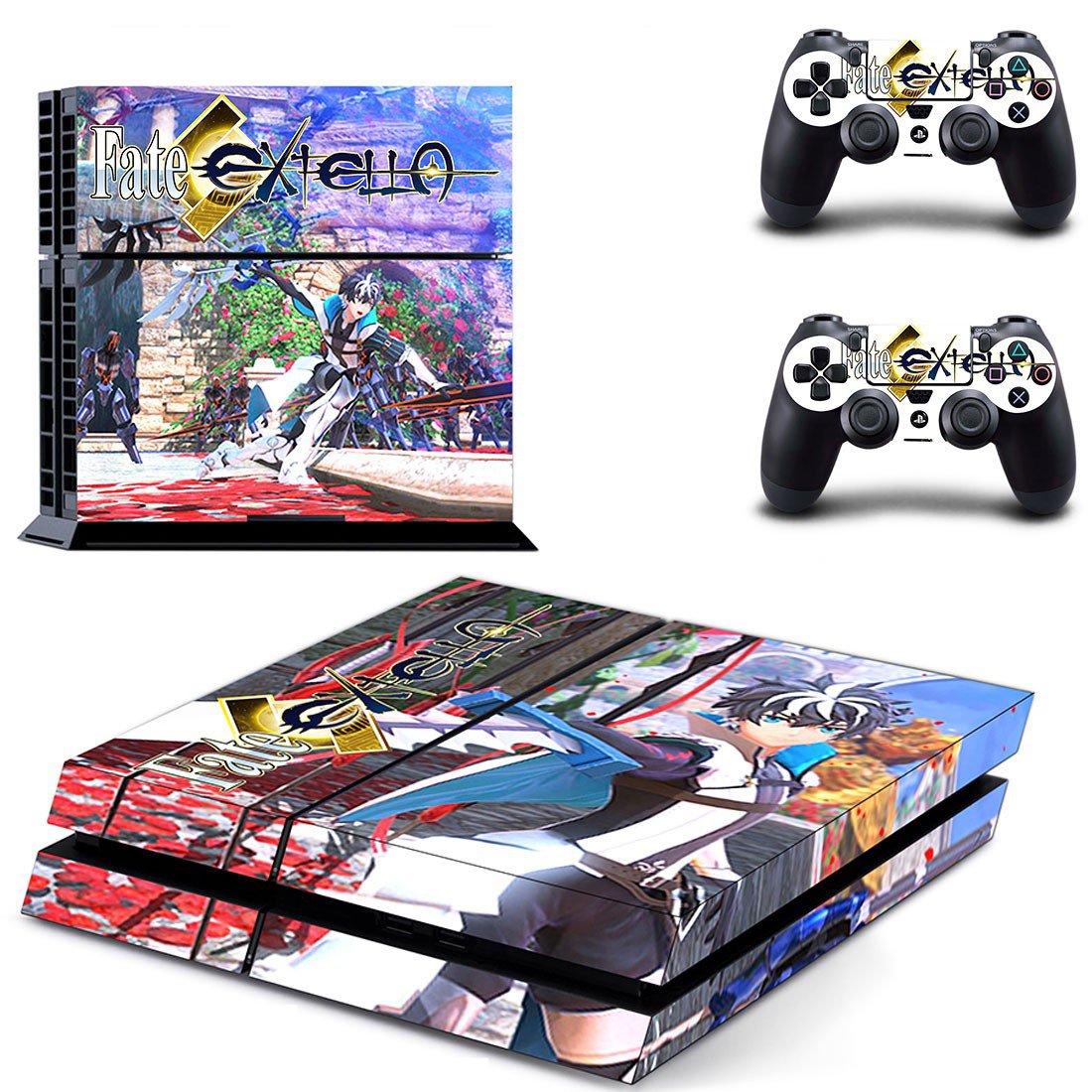 Fate Extella decal skin sticker for PS4 console and controllers