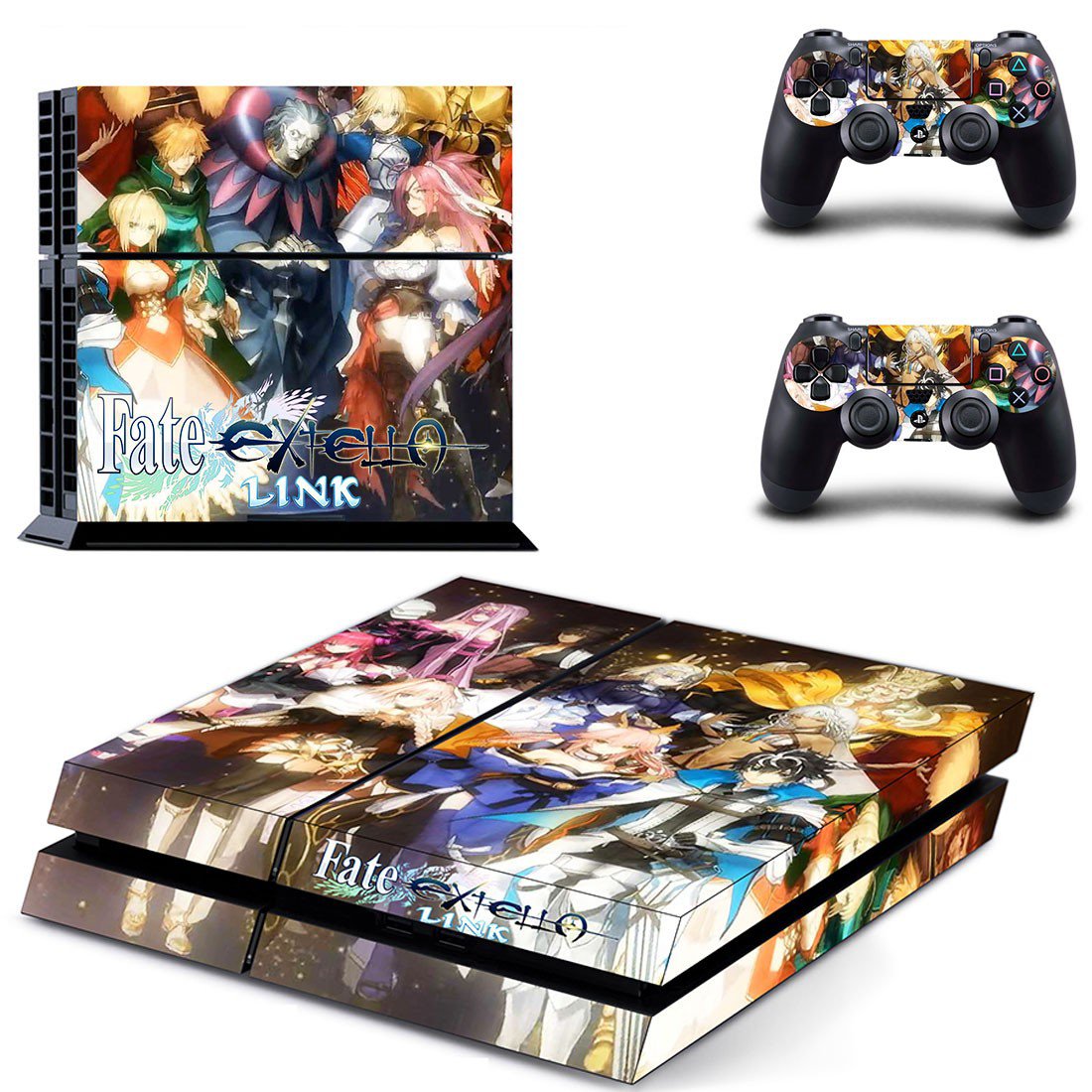 Fate Extella decal skin sticker for PS4 console and controllers