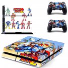 Mega Man 2 decal skin sticker for PS4 console and controllers