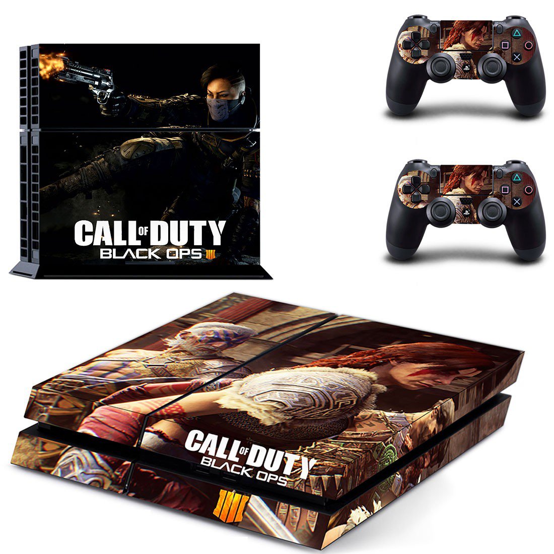 Call of Duty black ops 4 decal skin sticker for PS4 console and controllers