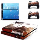 Battlefield 5 decal skin sticker for PS4 console and controllers