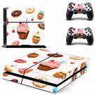 Fast food decal skin sticker for PS4 console and controllers