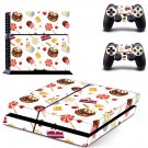 Fast food decal skin sticker for PS4 console and controllers