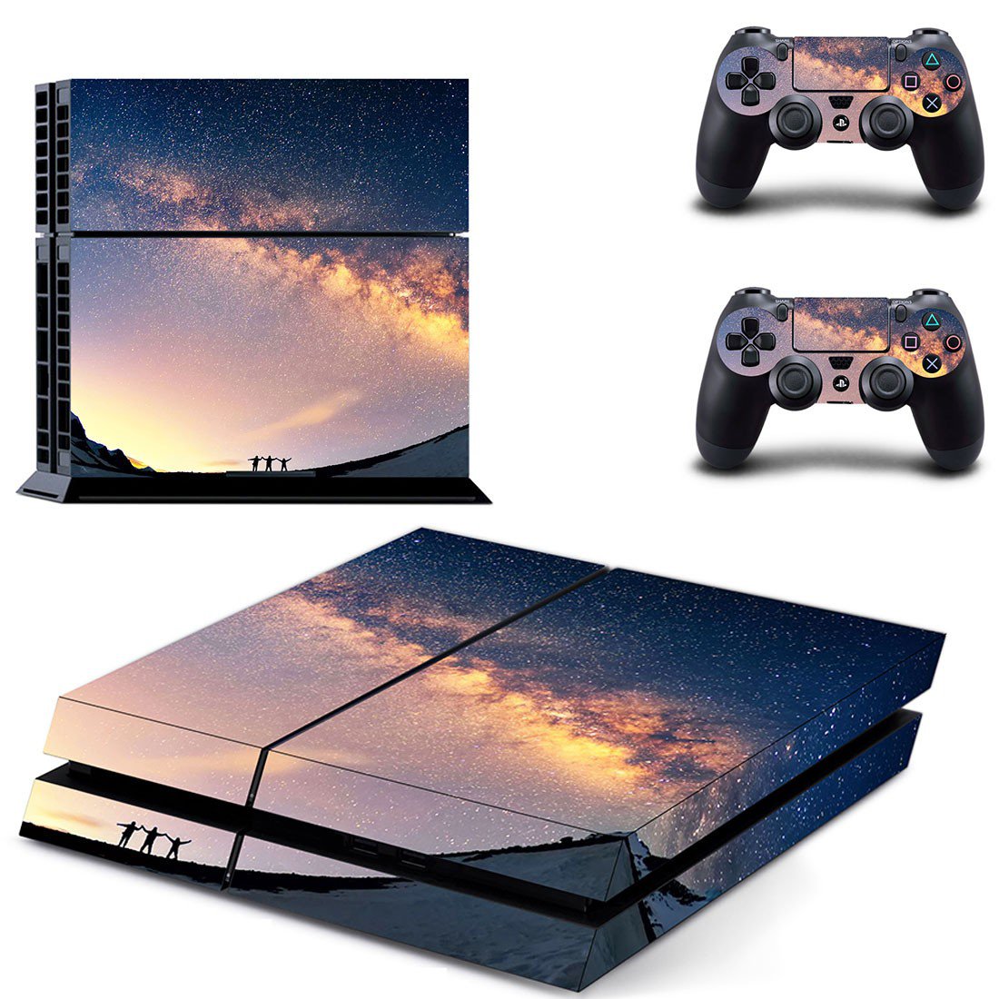 Sky Wallpaper decal skin sticker for PS4 console and controllers