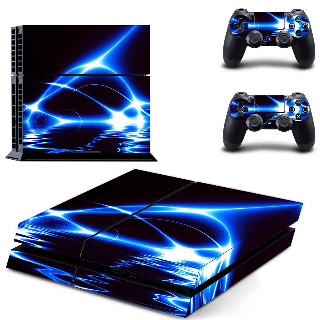 Abstract wallpaper decal skin sticker for PS4 console and controllers