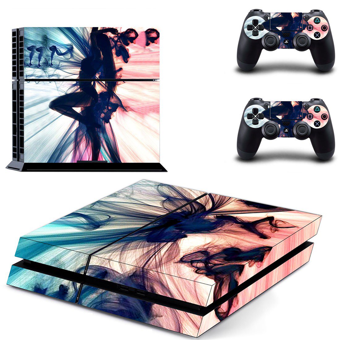Sexy Wallpaper decal skin sticker for PS4 console and controllers