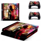 Sexy Lady decal skin sticker for PS4 console and controllers