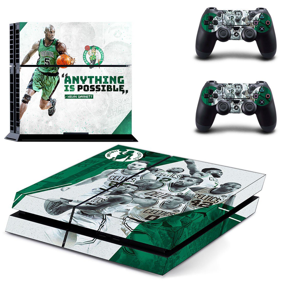 Kevin Garnett decal skin sticker for PS4 console and controllers