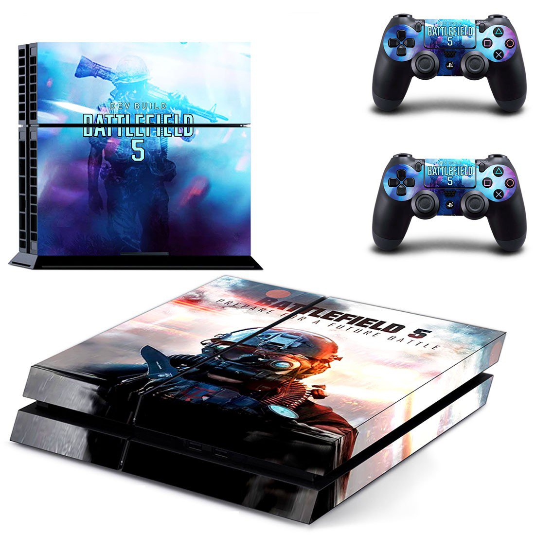 Battlefield 5 decal skin sticker for PS4 console and controllers
