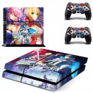Fate Extella decal skin sticker for PS4 console and controllers