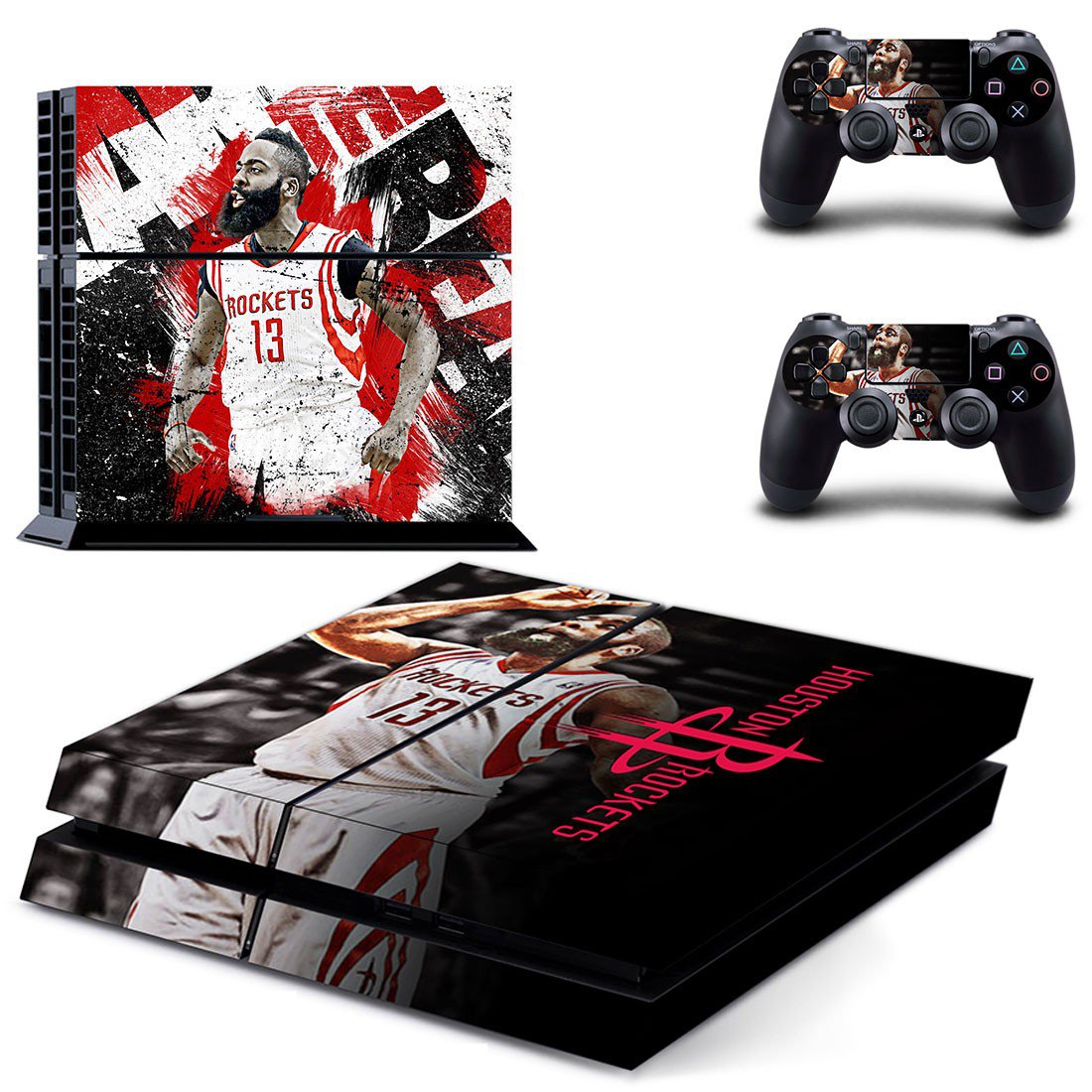 James Harden decal skin sticker for PS4 console and controllers