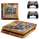 Valkyria Chronicles 4 decal skin sticker for PS4 console and controllers