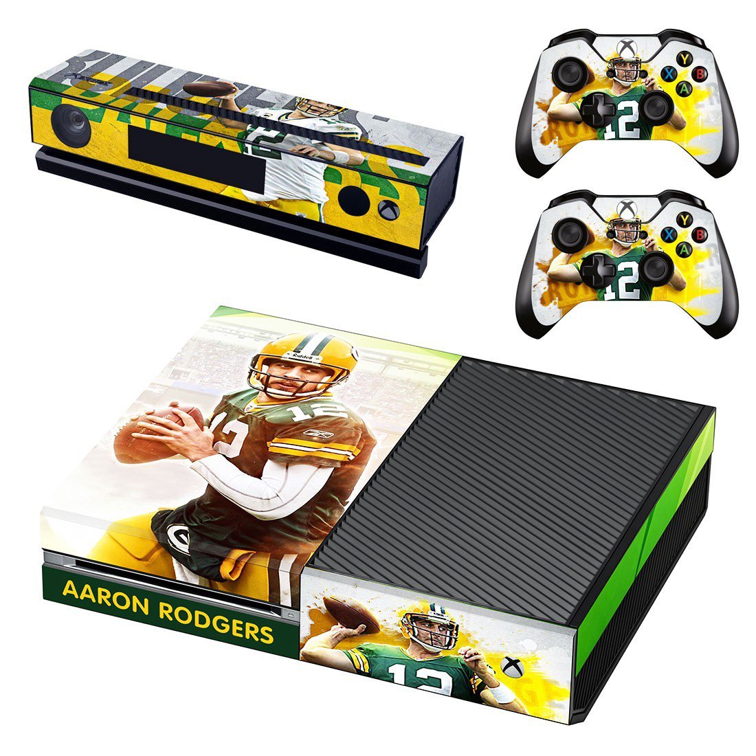 Aaron Rodgers decal skin sticker for Xbox One console and controllers