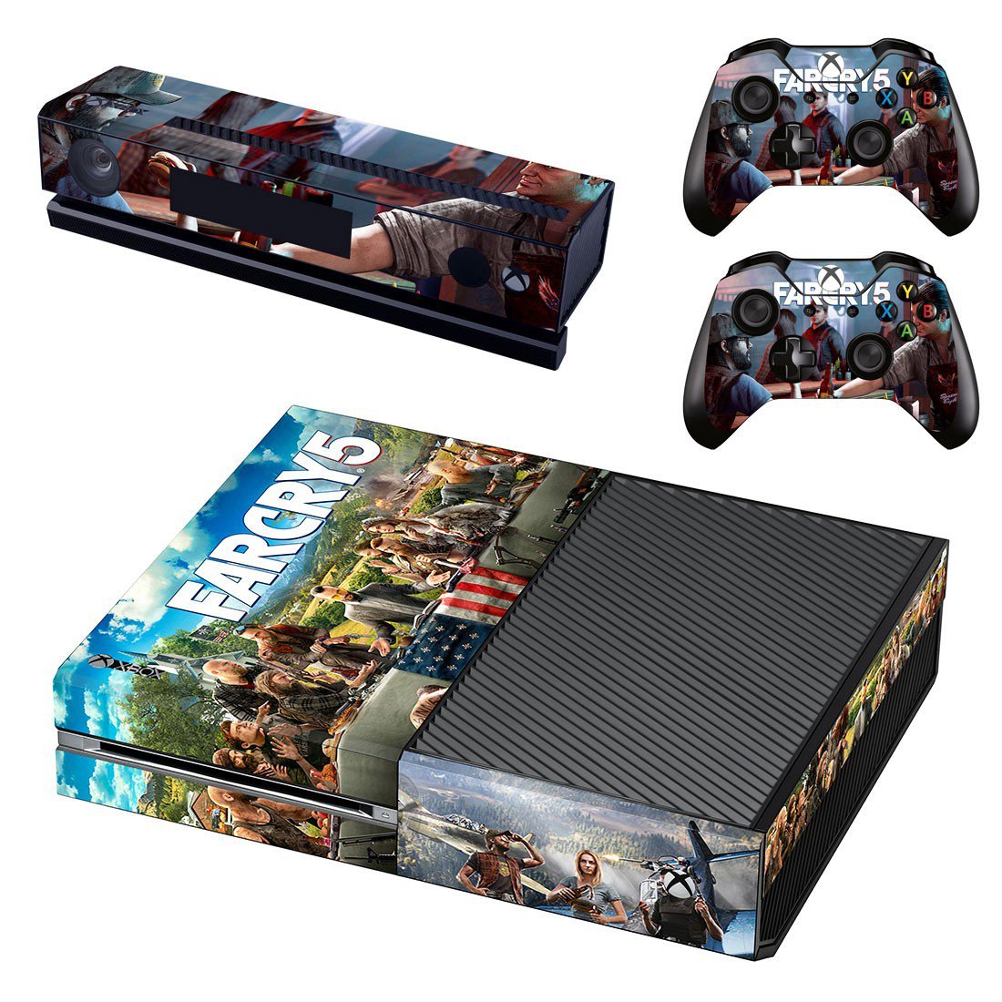 Far Cry 5 decal skin sticker for Xbox One console and controllers