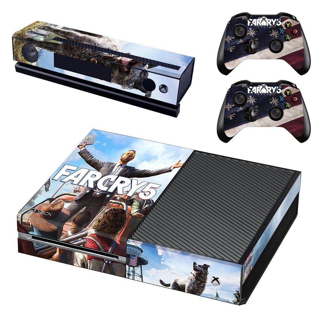 Far Cry 5 decal skin sticker for Xbox One console and controllers