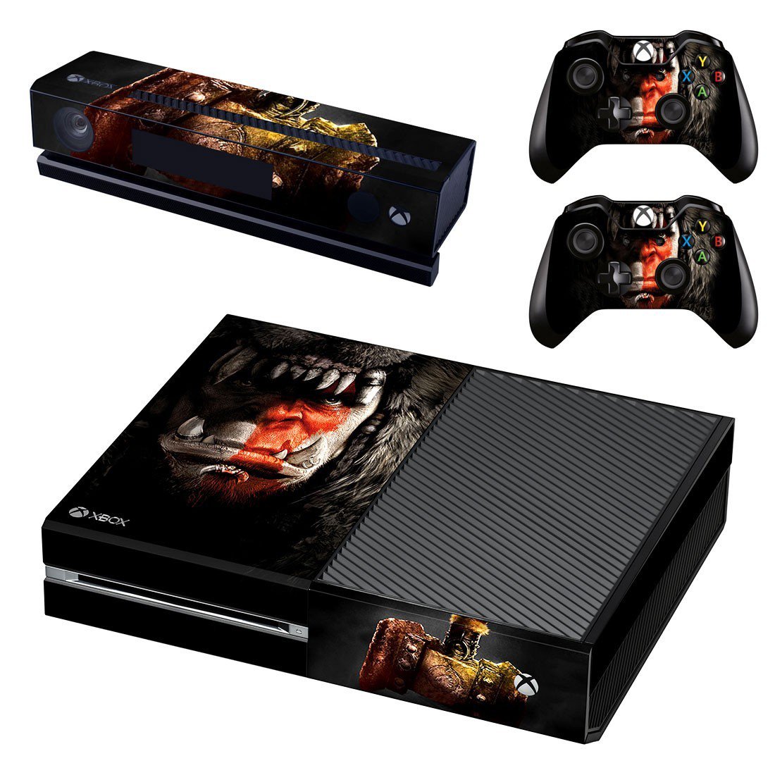 Warcraft decal skin sticker for Xbox One console and controllers