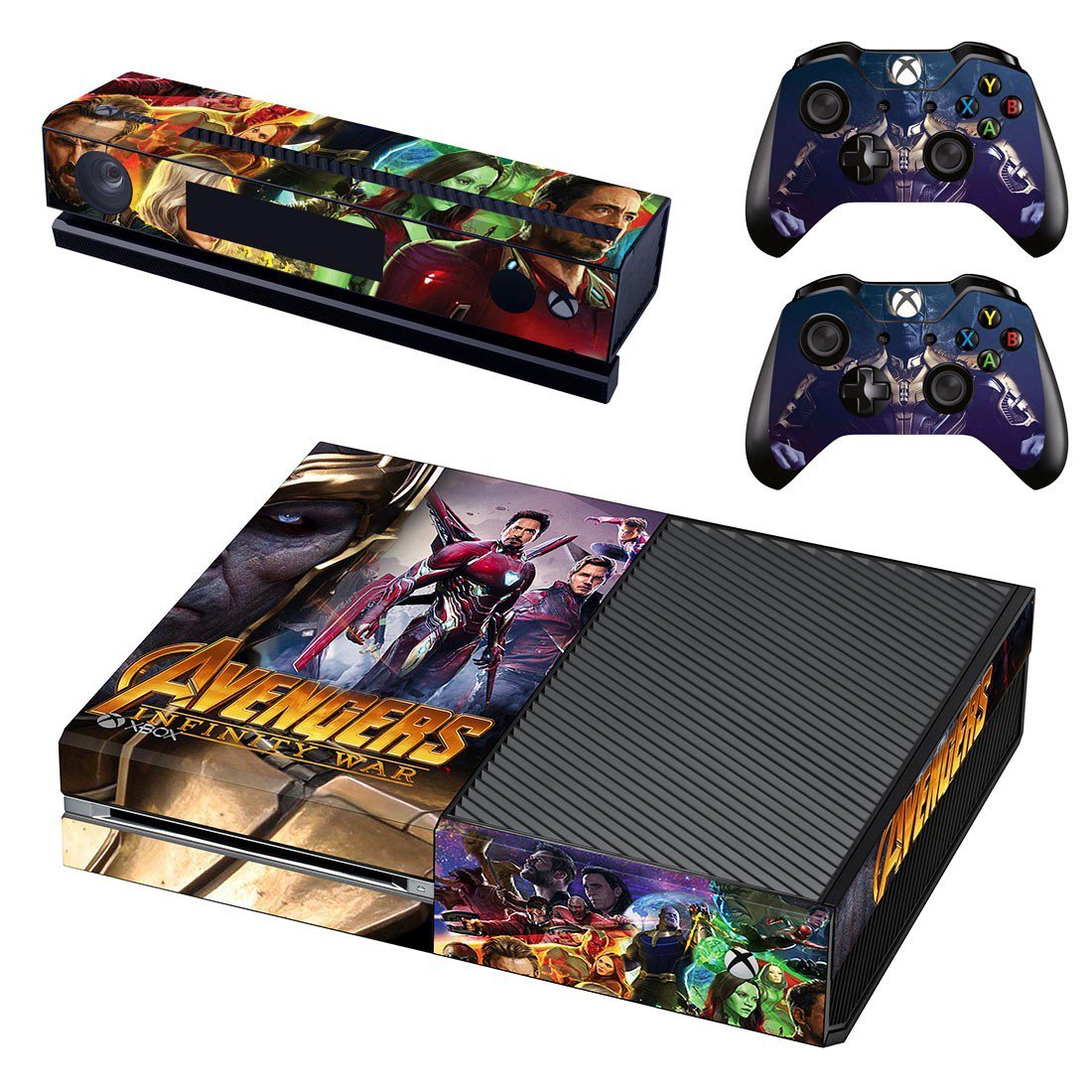 Avengers infinity war decal skin sticker for Xbox One console and controllers