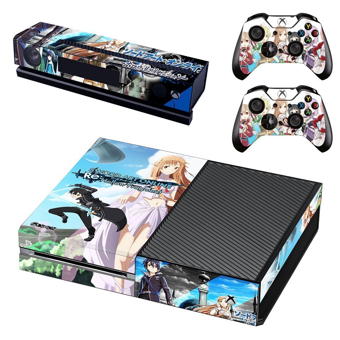 Sword Art Online Hollow Fragment decal skin sticker for Xbox One console and controllers