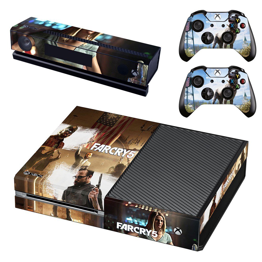 Far Cry 5 decal skin sticker for Xbox One console and controllers