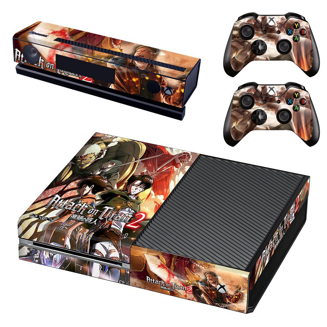 Attack on Titan 2 decal skin sticker for Xbox One console and controllers