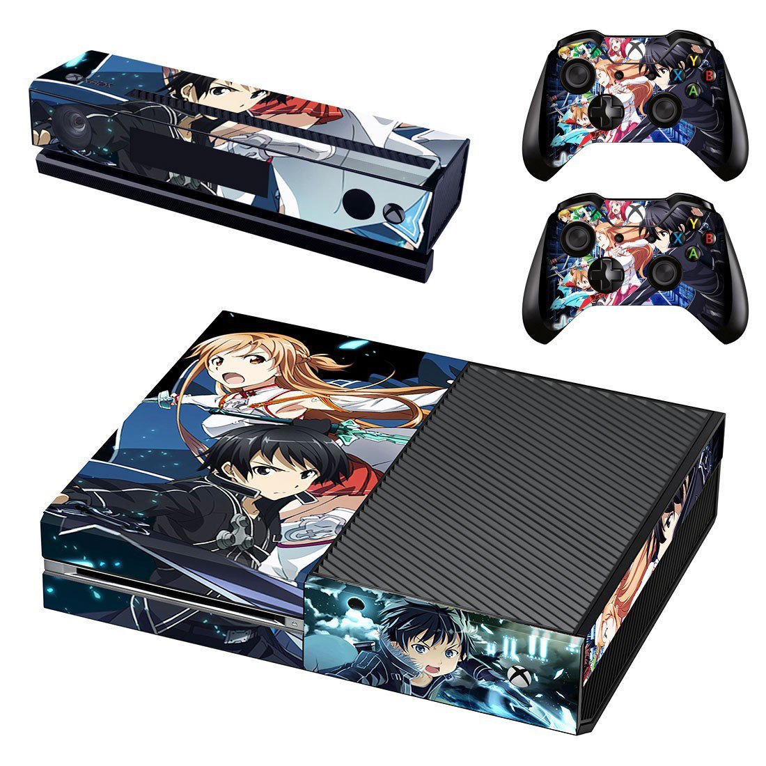 Sword Art Online decal skin sticker for Xbox One console and controllers