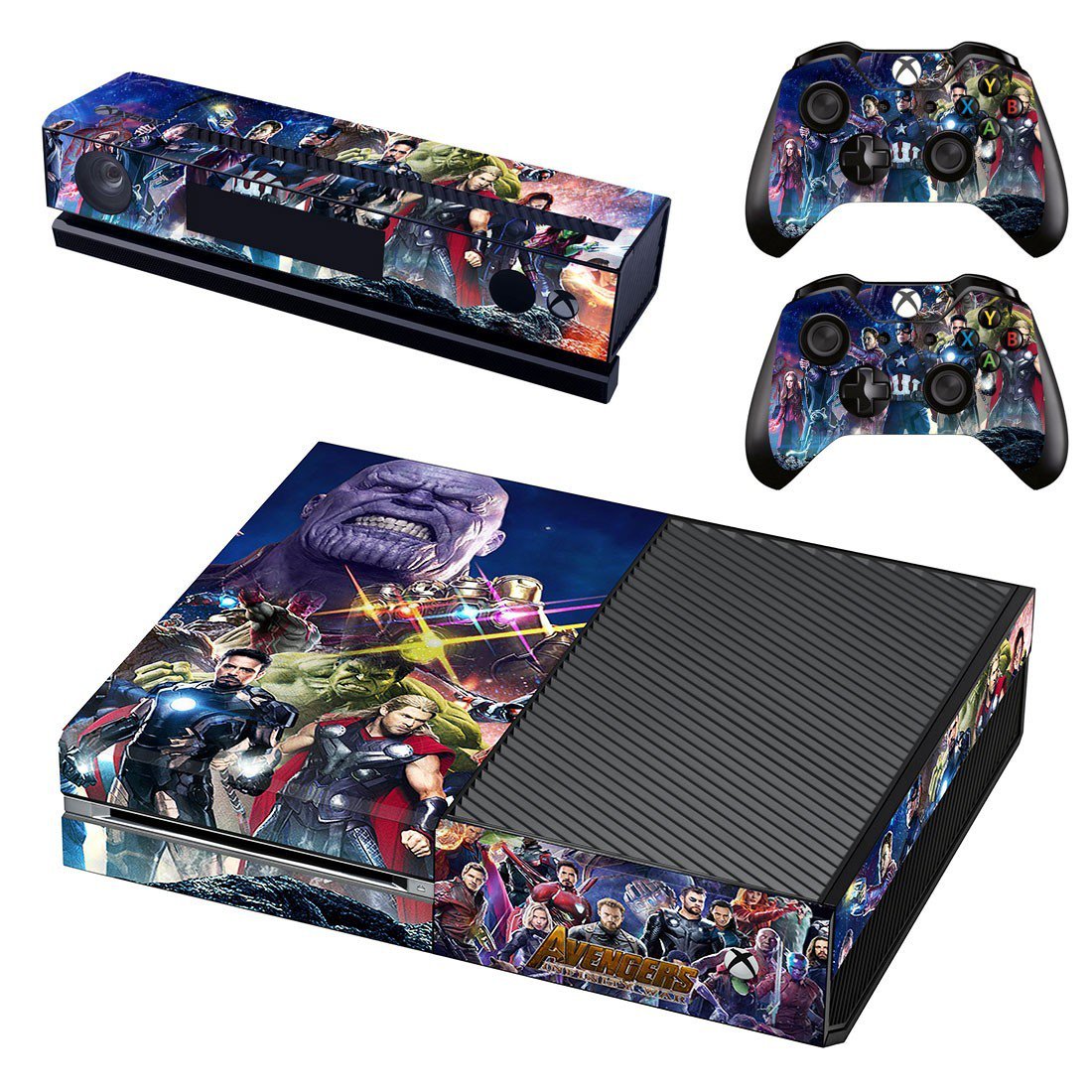 Avengers infinity war decal skin sticker for Xbox One console and controllers