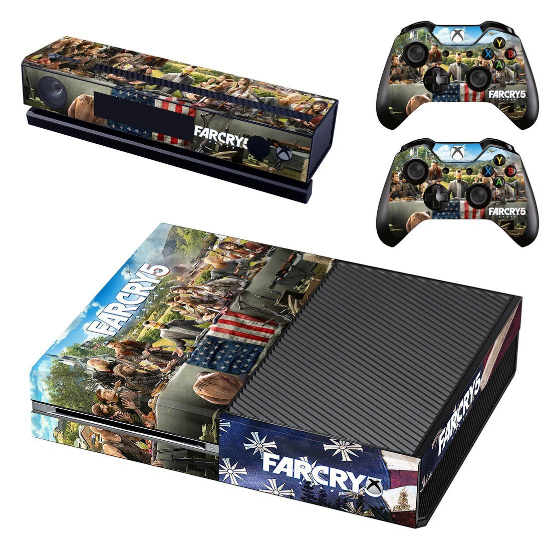 Far Cry 5 decal skin sticker for Xbox One console and controllers