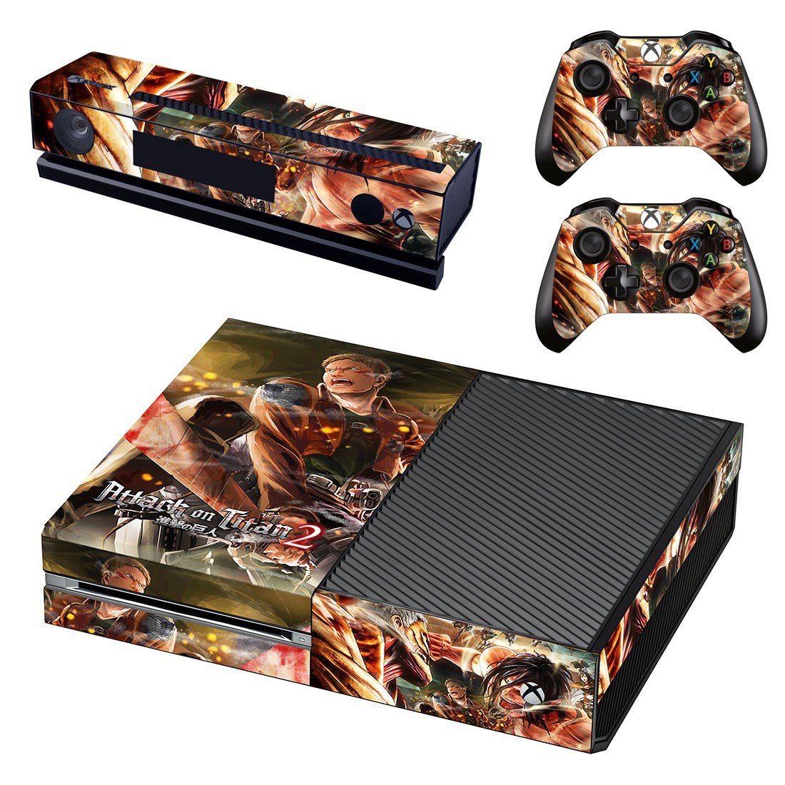 Attack on Titan 2 decal skin sticker for Xbox One console and controllers