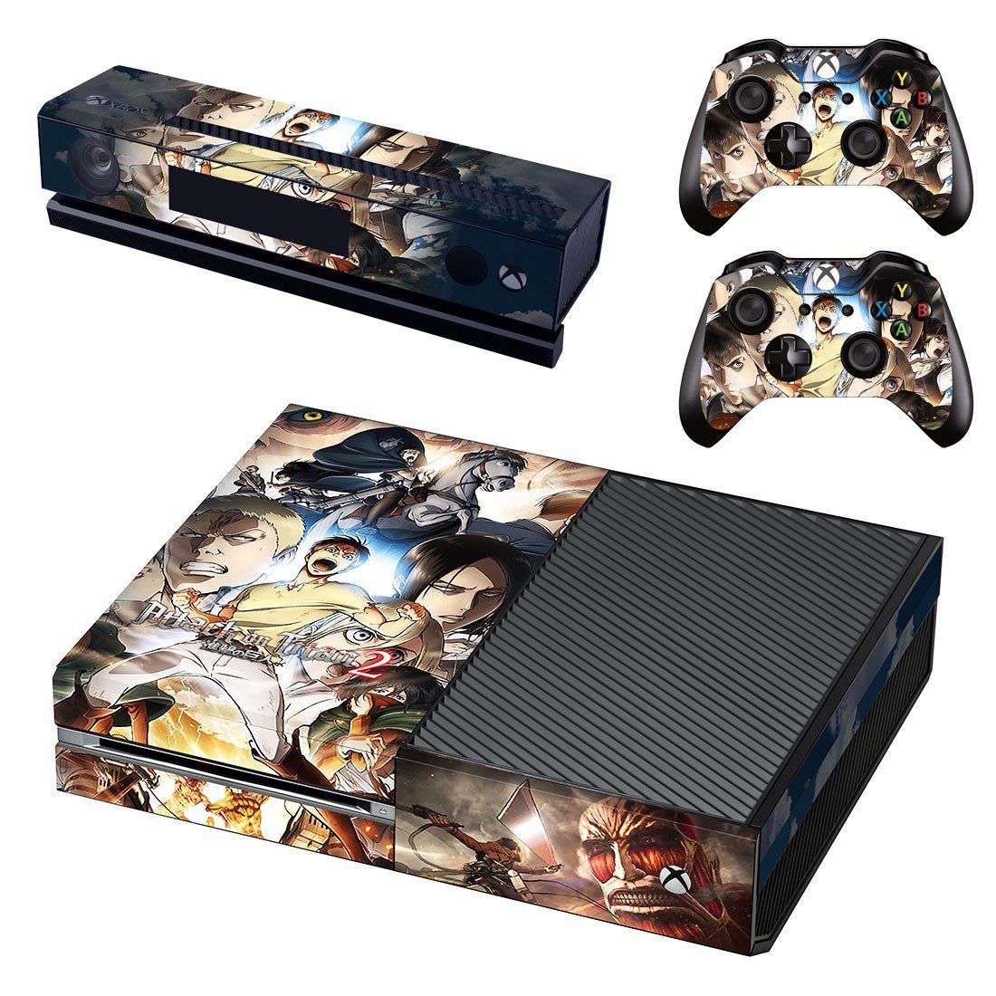 Attack on Titan 2 decal skin sticker for Xbox One console and controllers