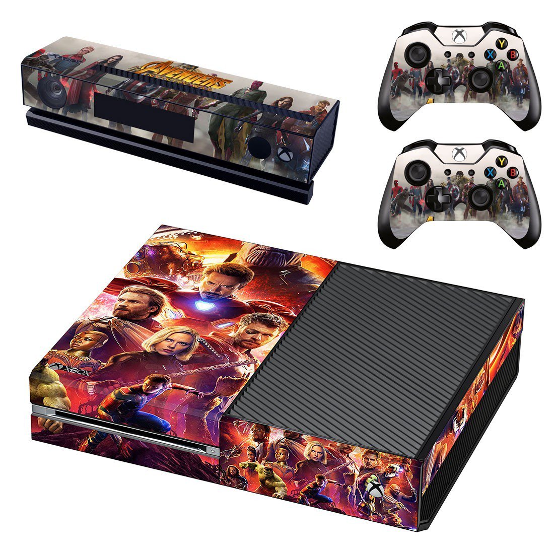Avengers infinity war decal skin sticker for Xbox One console and controllers